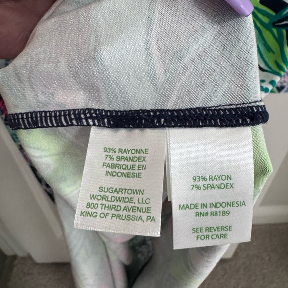 NEW NEW Lilly Pulitzer UPF 50+ FAYE MAXI DRESS Bright Navy Sway This Way - Picture 7 of 10